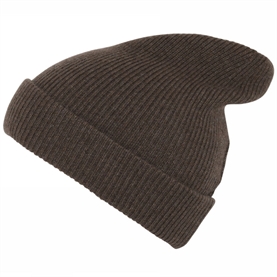 Mp Denmark Helsinki Beanie, Brown Melange